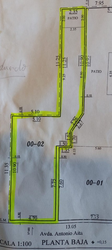 LOCAL PARA CARNICERIA SOBRE AVENIDA