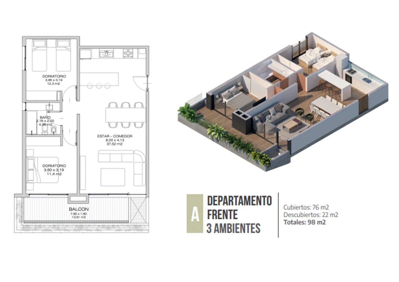 TORRE MODENA - DEPARTAMENTO 4 A