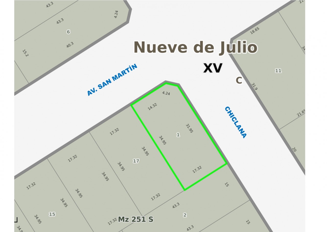 TERRENO EN ESQUINA EN VENTA 